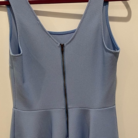 Short stretch fit & flare baby blue Modcloth dress - Picture 2 of 4